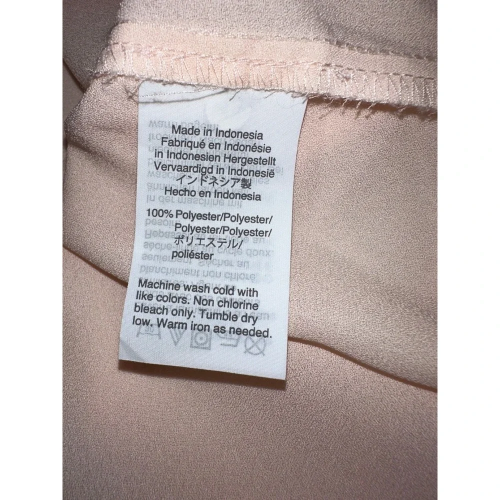 J.Crew Women's Sheer Long‎ Sleeve Button Down Shirt Size 8